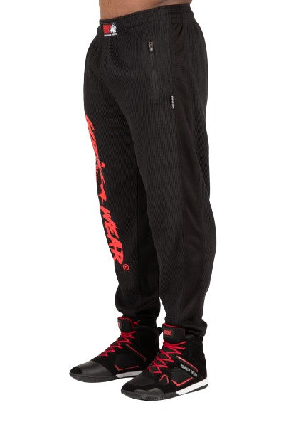 Augustine Old School Pants, black/red