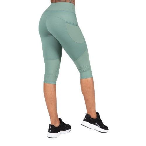 Monroe Cropped Leggings, army green