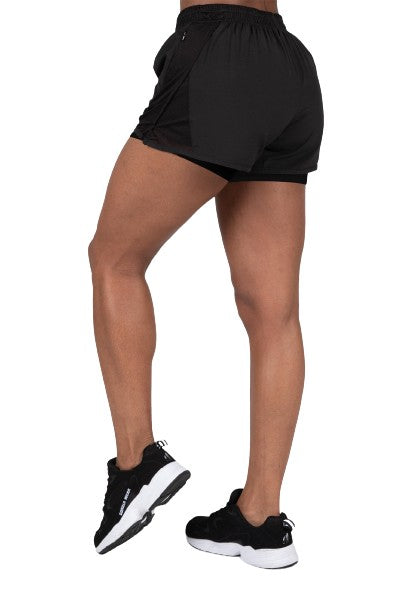 Portland 2-In-1 Shorts, black