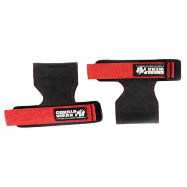 Lifting Grips, black/red