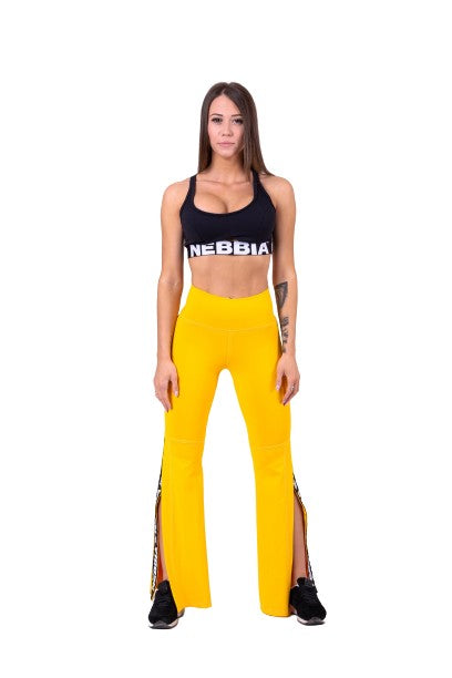 70’s Fancy Flare Pants, yellow