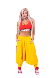 Red Label Aladdin Pants, yellow