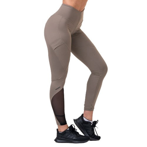 Fit & Smart High Waist Tights, mocha