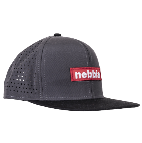 Red Label Snapback Cap, grey