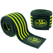 Knee Wraps, black/yellow, 2 m