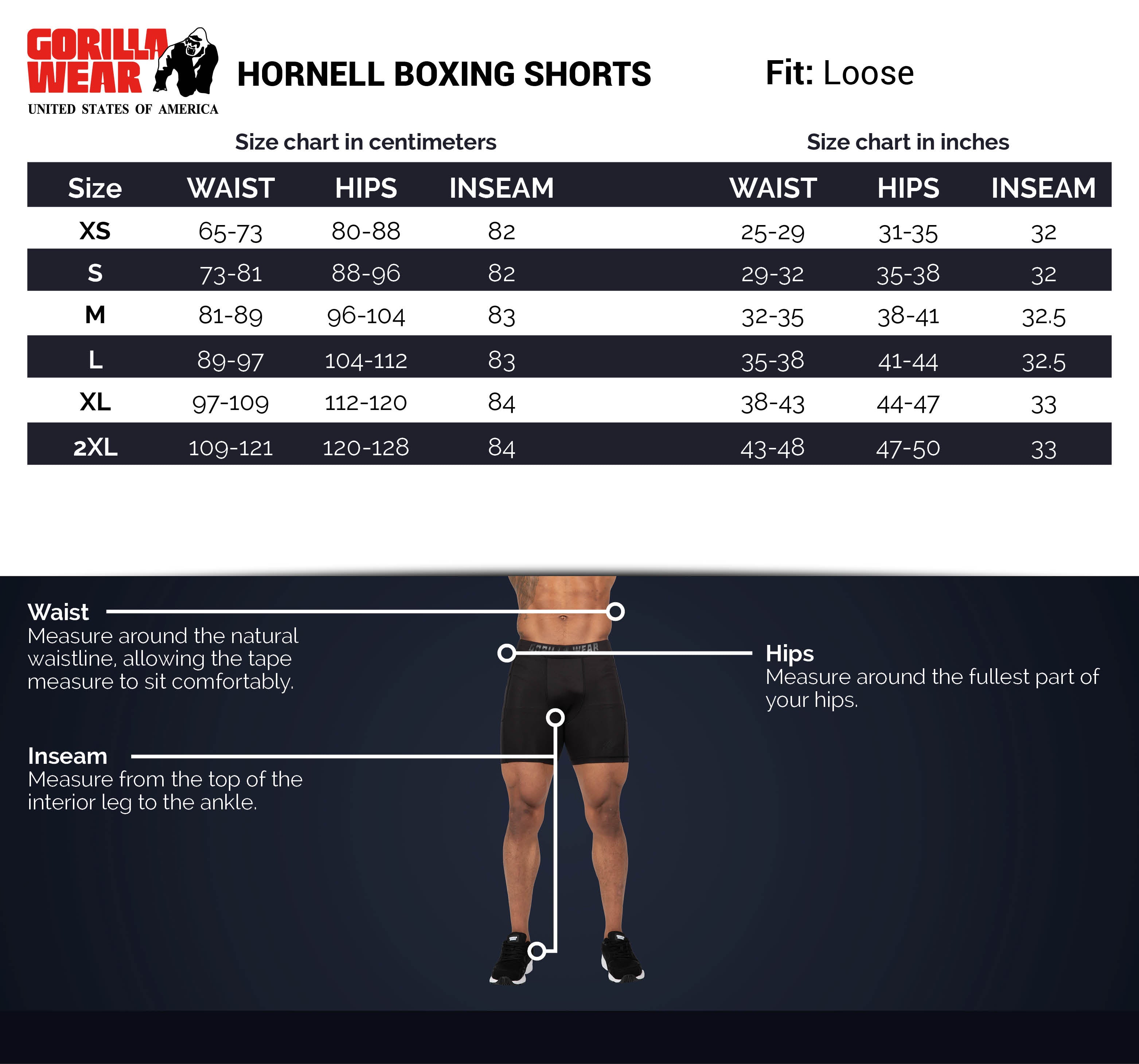 Hornell Boxing Shorts, black/grey