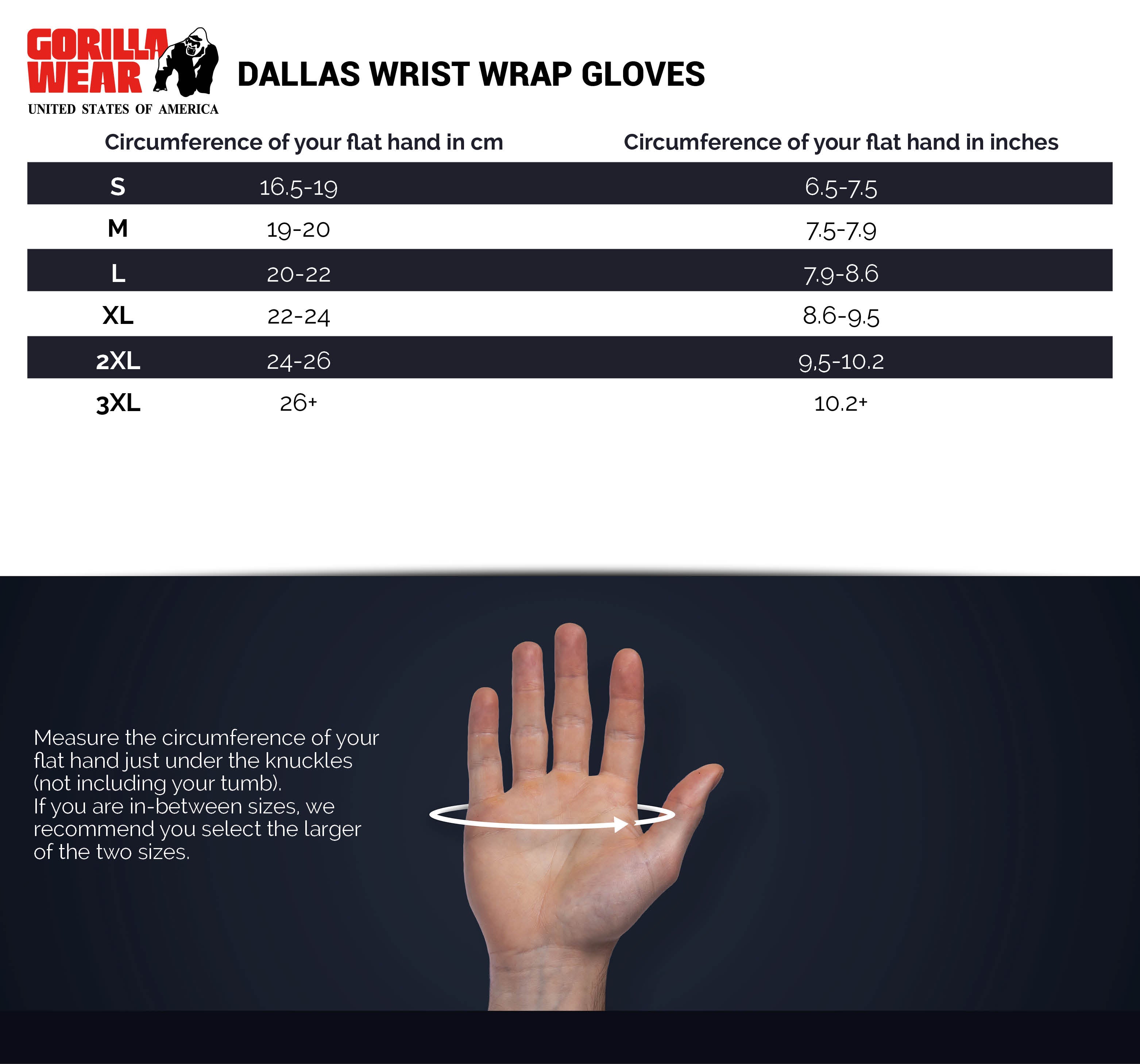 Dallas Wrist Wraps Gloves, black/blue