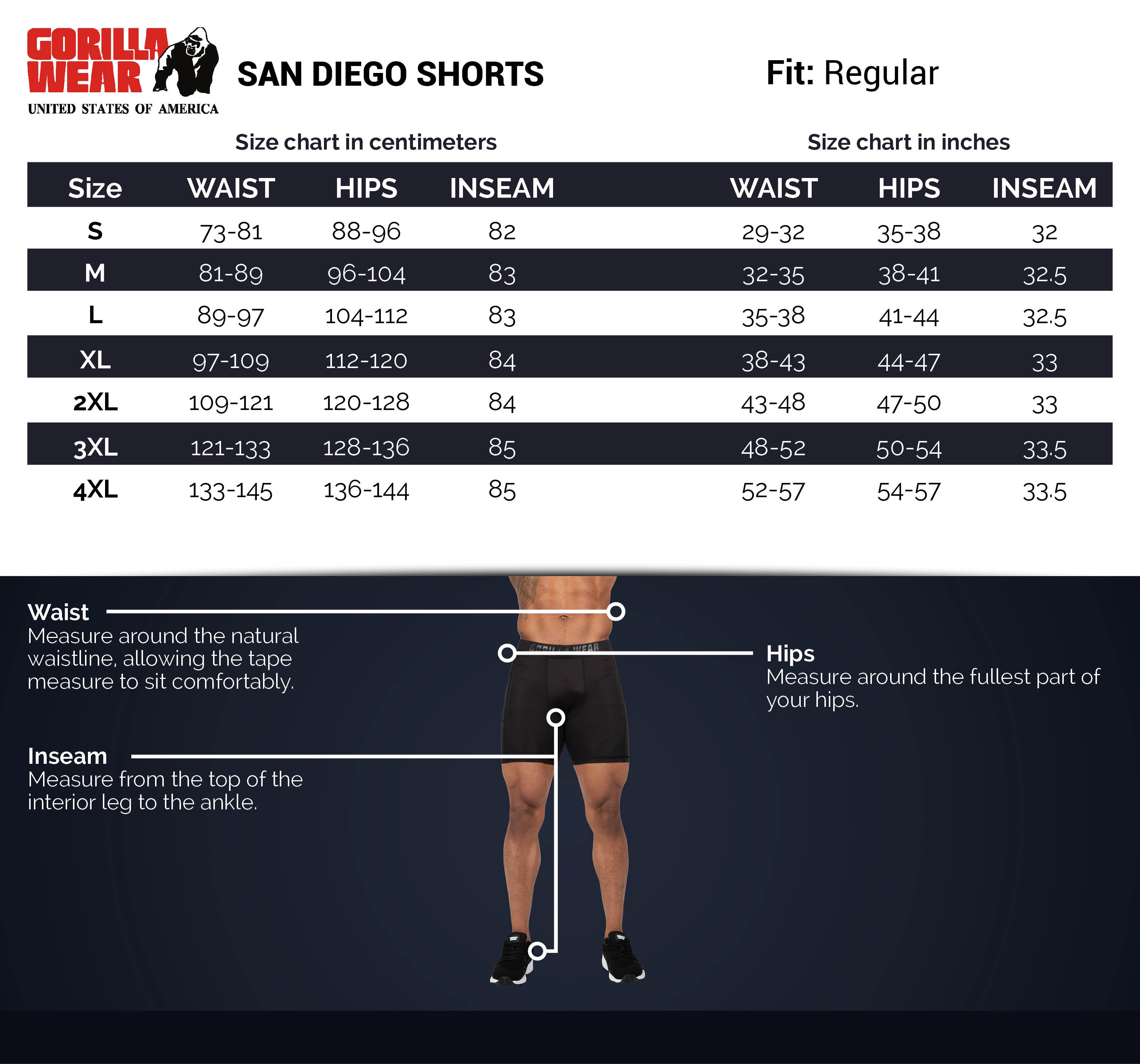 San Diego Shorts, black