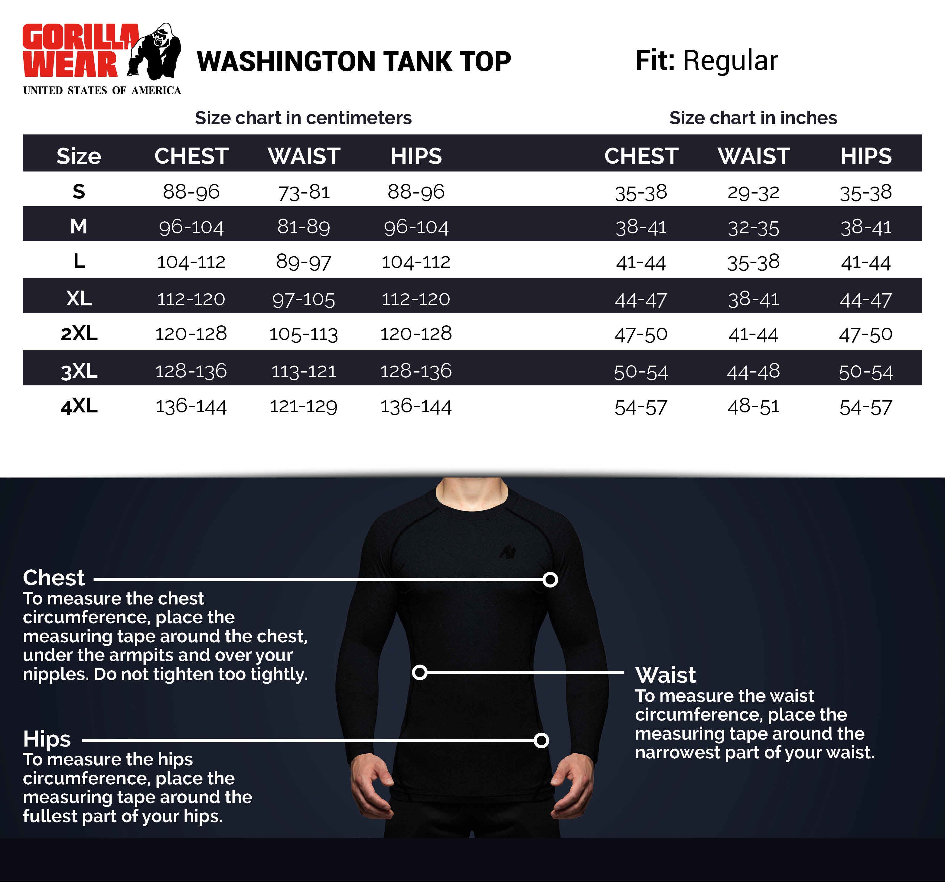 Washington Tank Top, blue