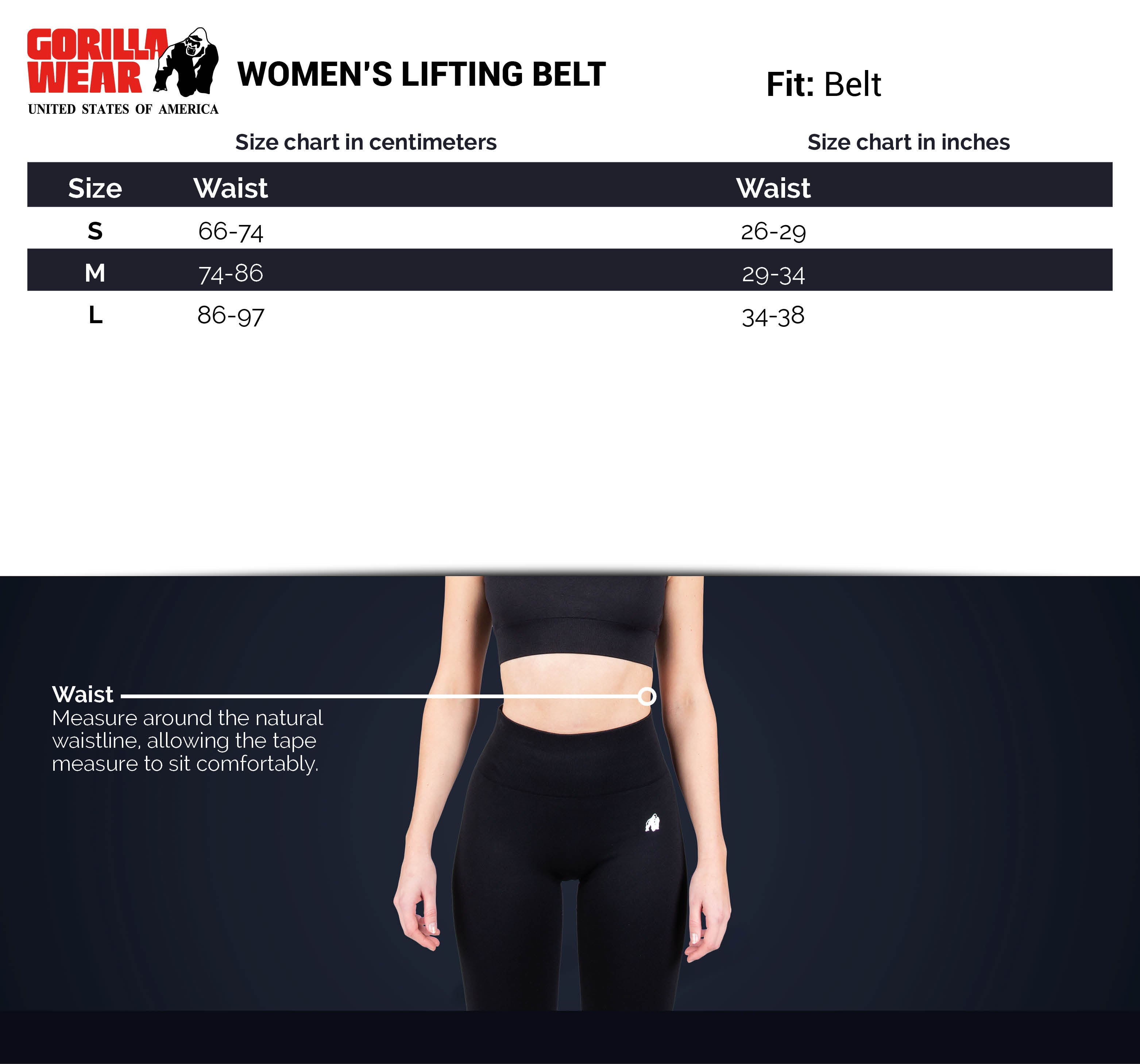 4 Inch Women´s Lifting Belt, black/purple